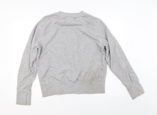H&M Womens Grey   Pullover Sweatshirt Size L