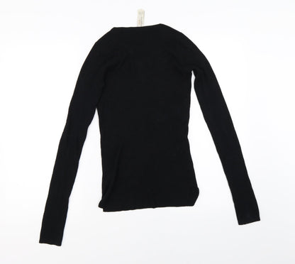 Pull&Bear Womens Black   Pullover Jumper Size XS
