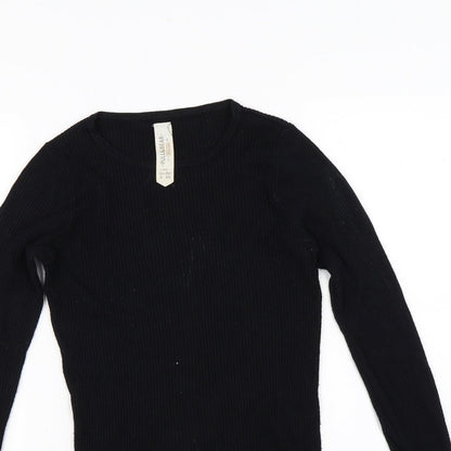 Pull&Bear Womens Black   Pullover Jumper Size XS