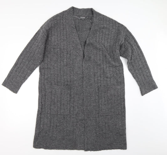 Primark Womens Grey   Cape Jumper Size S  - Split back
