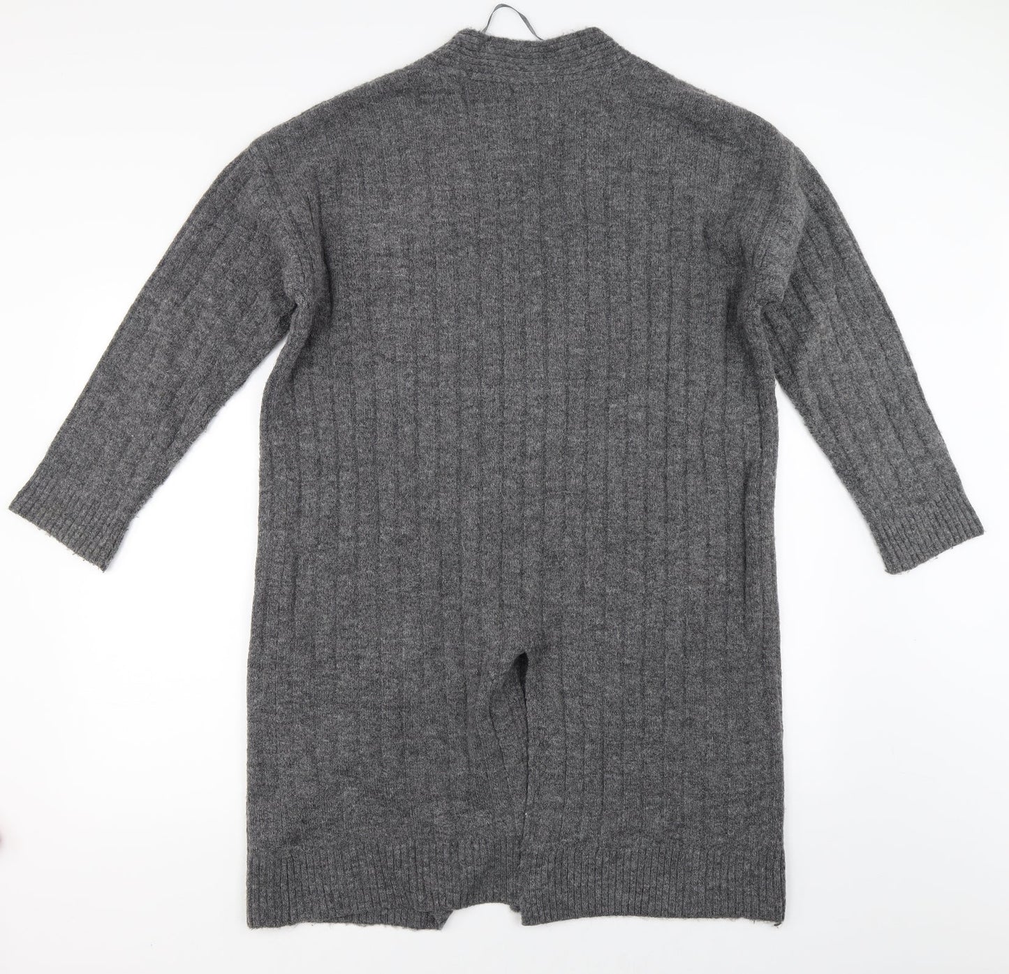 Primark Womens Grey   Cape Jumper Size S  - Split back