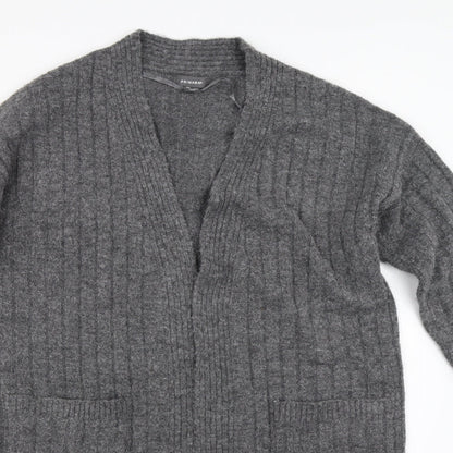 Primark Womens Grey   Cape Jumper Size S  - Split back
