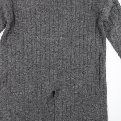 Primark Womens Grey   Cape Jumper Size S  - Split back