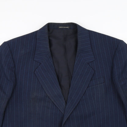 Mens UK Size 40 Lincroft Regular Blue Suit Jacket
