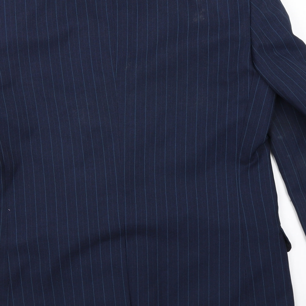 Mens UK Size 40 Lincroft Regular Blue Suit Jacket