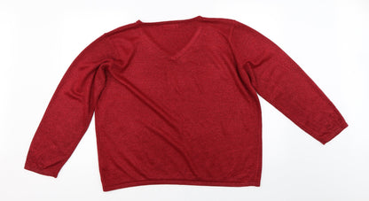Bonmarché Womens Red    Jumper Size L
