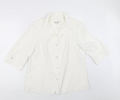 La Belle Womens Ivory   Jacket  Size XL