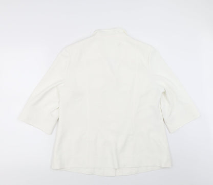 La Belle Womens Ivory   Jacket  Size XL