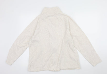 Kirkland Girls Ivory   Full Zip Sweatshirt Size XL