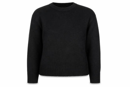 New Look Womens Black  Knit Pullover Jumper Size M
