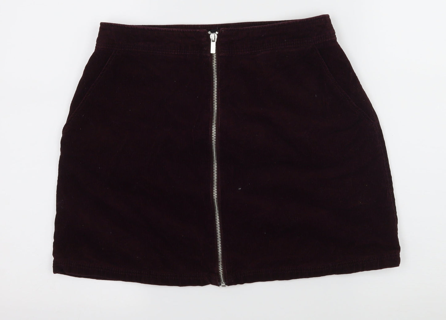 New Look Womens Purple   A-Line Skirt Size 10