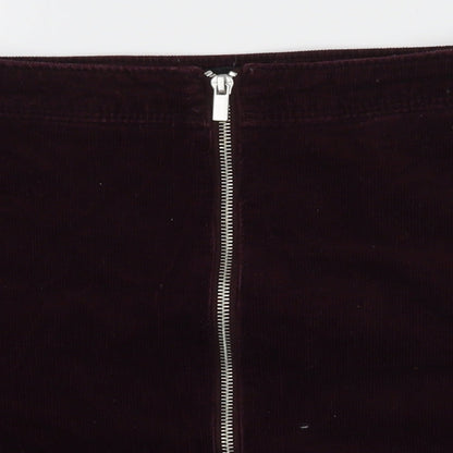 New Look Womens Purple   A-Line Skirt Size 10