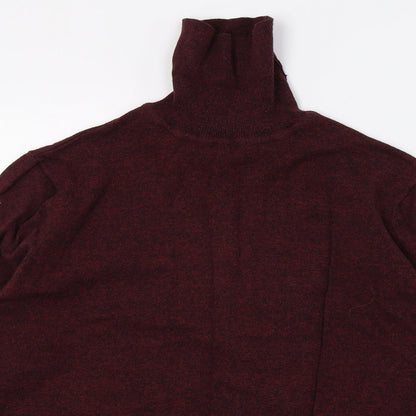 Primark Mens Purple  Knit Pullover Jumper Size M