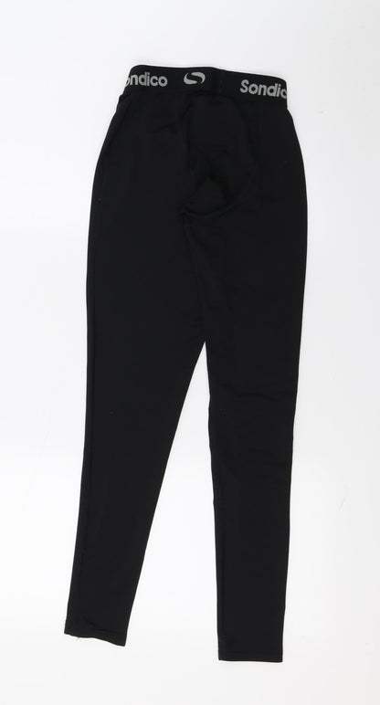 Sondico Mens Black  Jersey Capri Trousers Size S L26 in