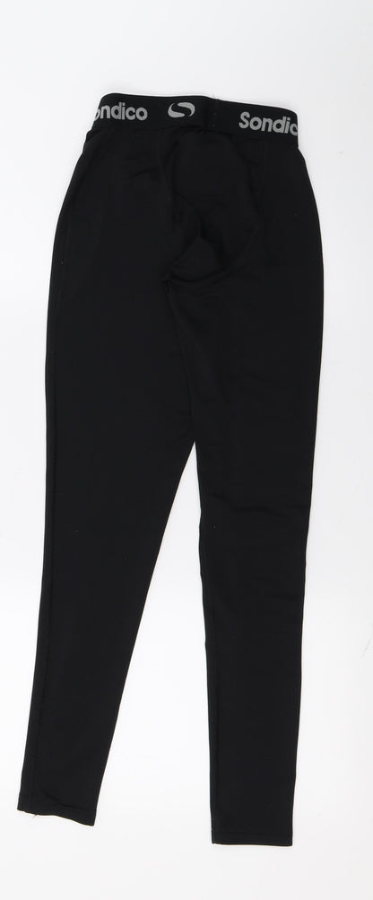 Sondico Mens Black  Jersey Capri Trousers Size S L26 in