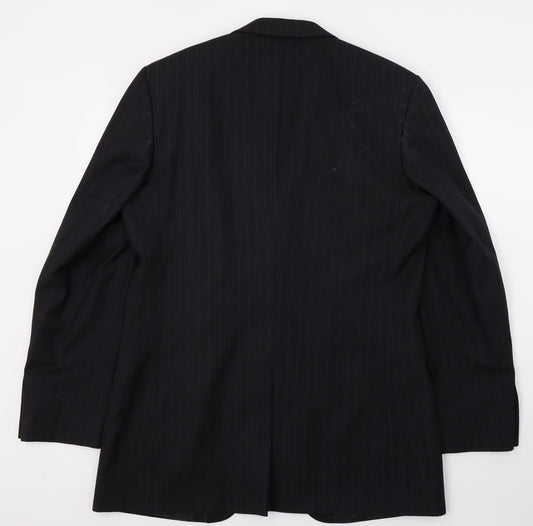 Mens UK Size L Burton Regular Black Suit Jacket