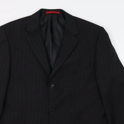 Mens UK Size L Burton Regular Black Suit Jacket