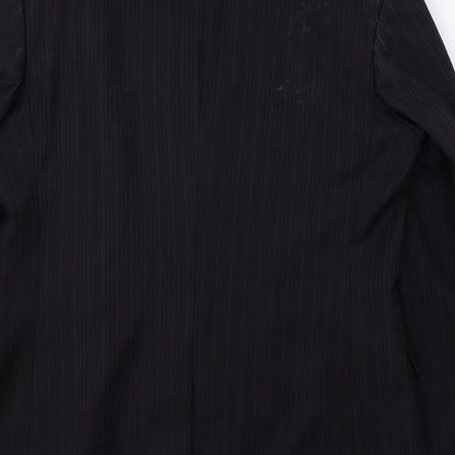 Mens UK Size L Burton Regular Black Suit Jacket