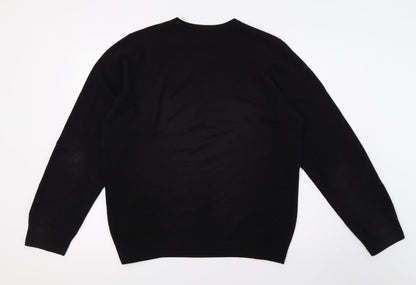 Marks and Spencer Womens Black  Knit Pullover Jumper Size M