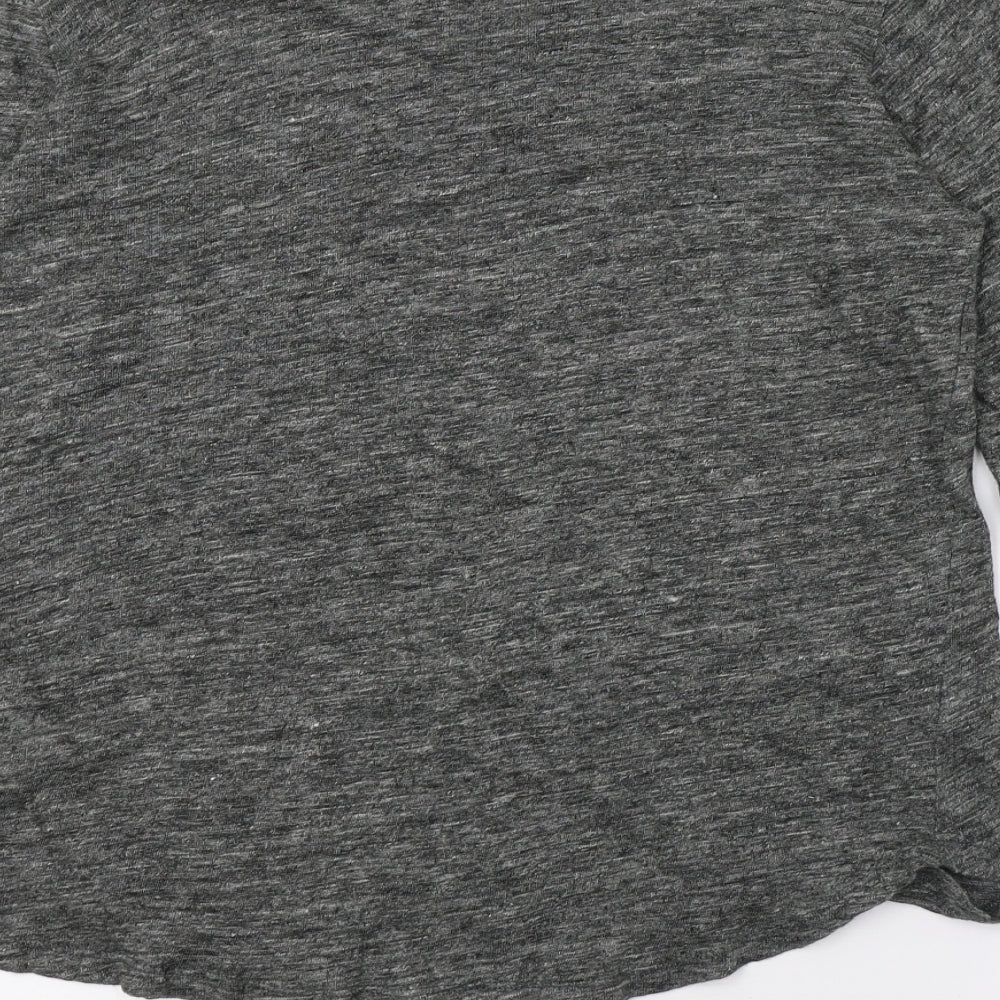 Zara Womens Grey  Knit Pullover Jumper Size M  - Lace detail