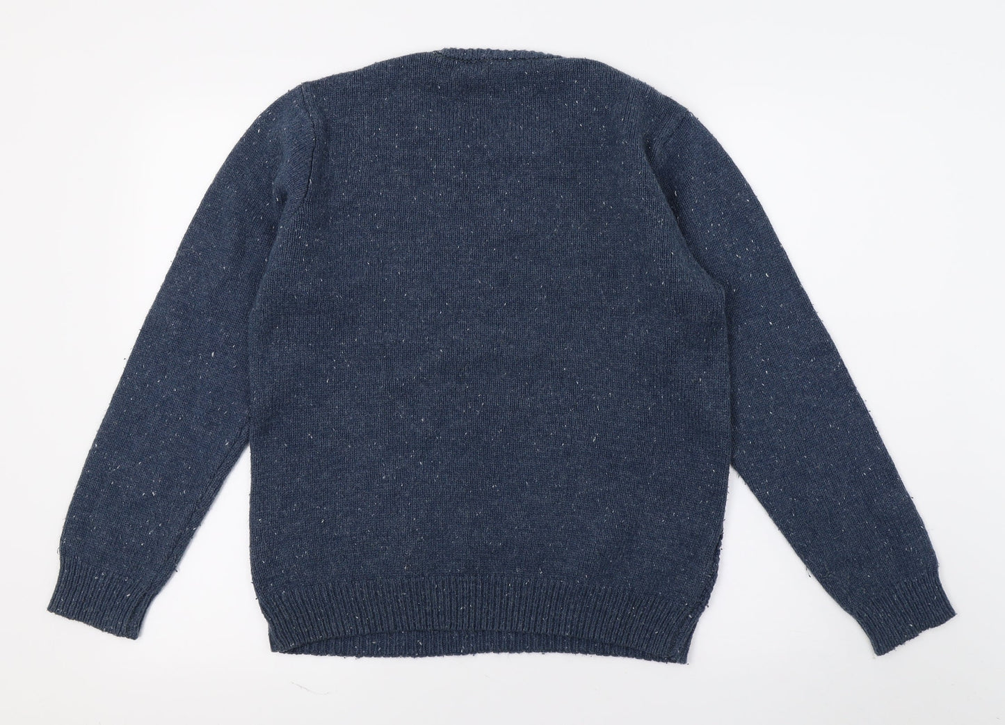 Cedar Wood State Mens Blue  Knit Pullover Jumper Size M