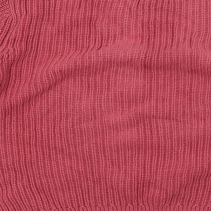 Tu Womens Pink  Knit Pullover Jumper Size 12