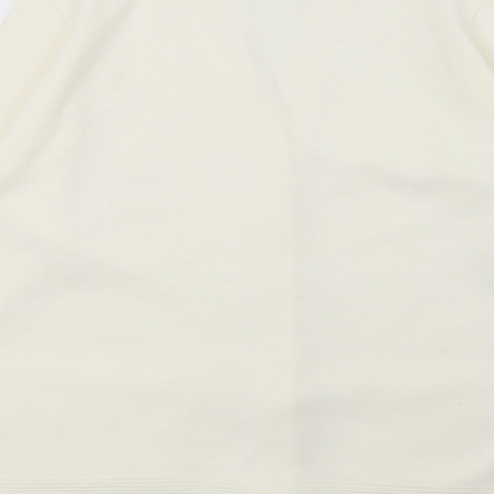 Care Womens Ivory  Knit Cardigan Jumper Size L