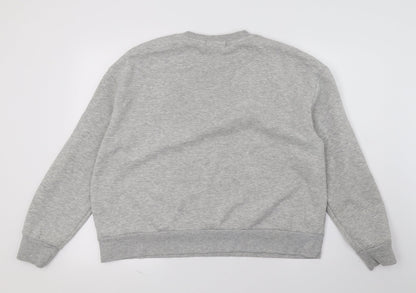 Primark Womens Grey  Knit Pullover Sweatshirt Size 14