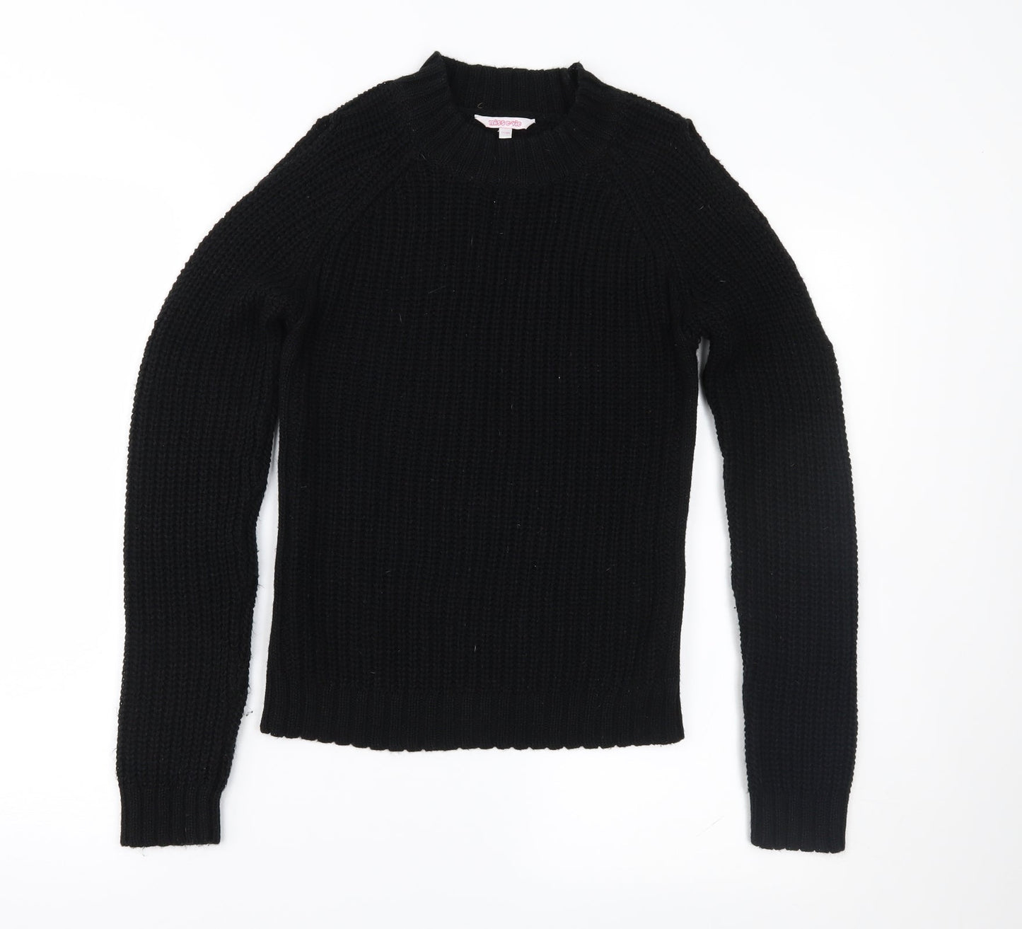 E-vie Girls Black   Pullover Jumper Size 11-12 Years