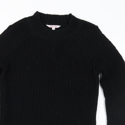 E-vie Girls Black   Pullover Jumper Size 11-12 Years