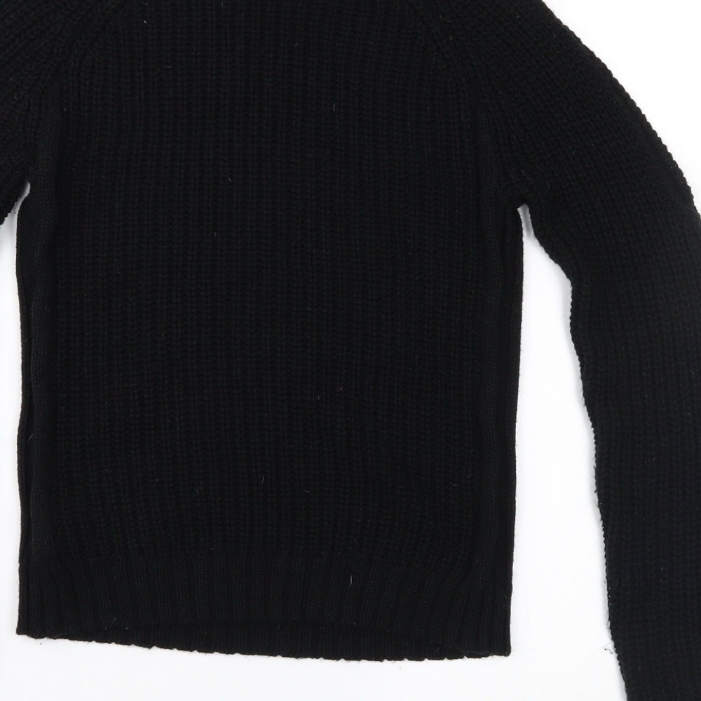 E-vie Girls Black   Pullover Jumper Size 11-12 Years