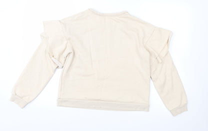 River Island Girls Pink   Pullover Sweatshirt Size 11-12 Years