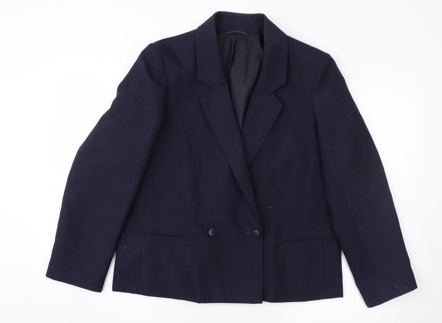 St Michael Womens Blue   Jacket Suit Jacket Size 14