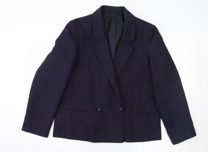 St Michael Womens Blue   Jacket Suit Jacket Size 14