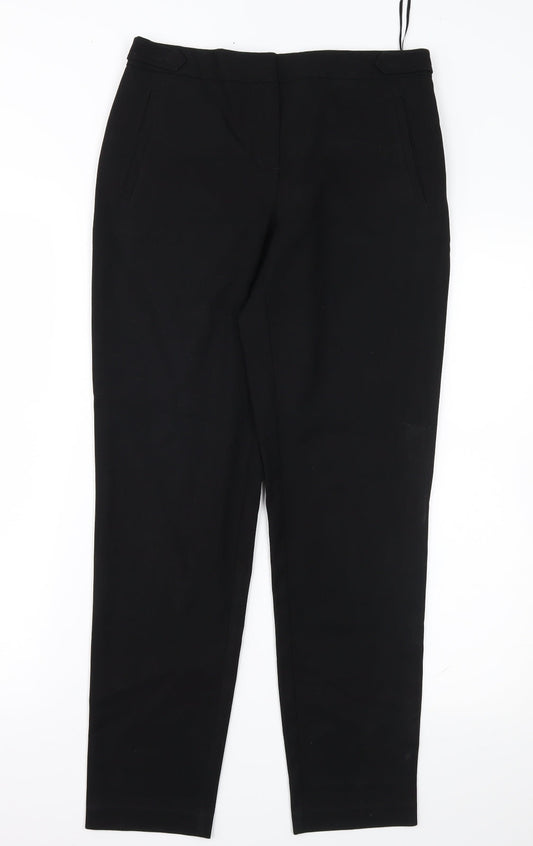 Womens UK Size 8 NEXT Regular Fit  Black Trousers