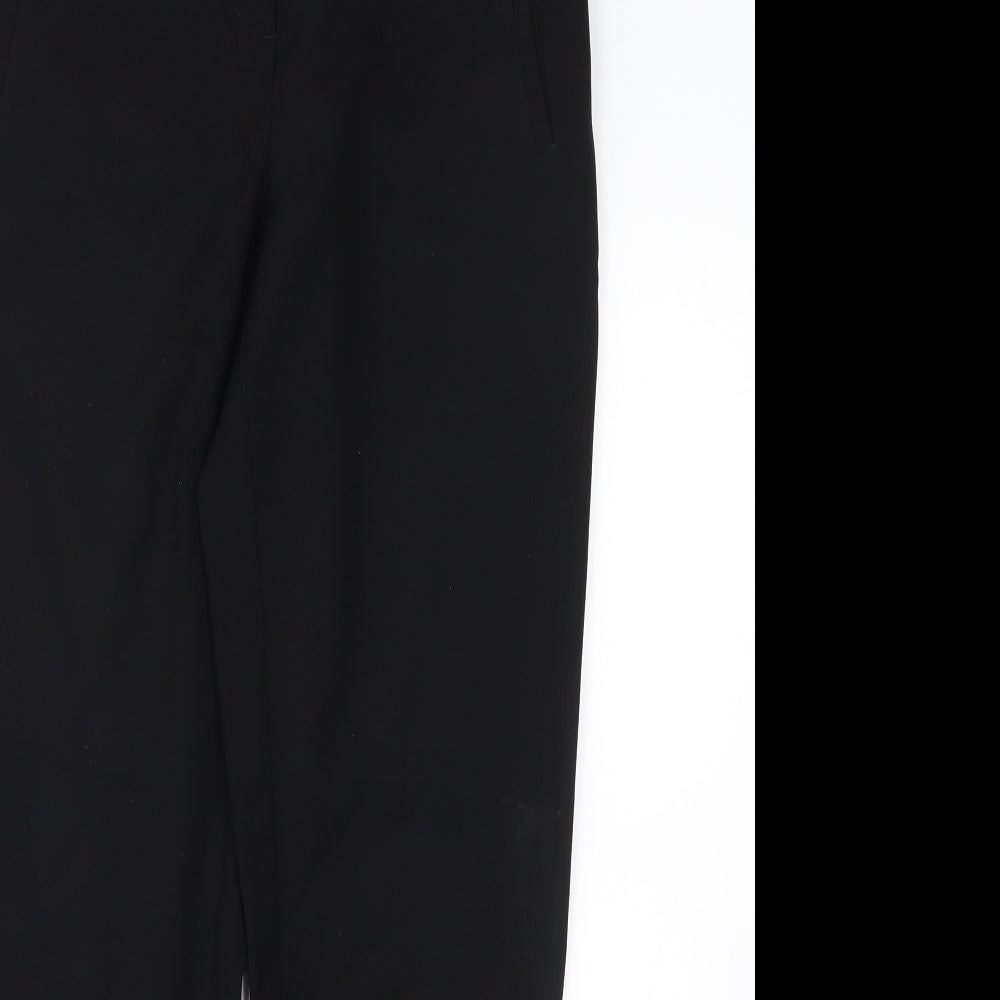 Womens UK Size 8 NEXT Regular Fit  Black Trousers