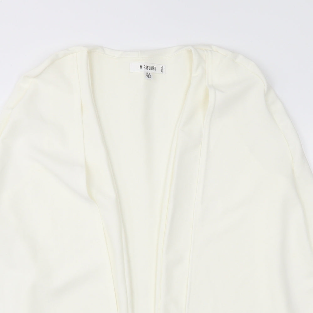 Missguided Womens Ivory    Waistcoat Size 6