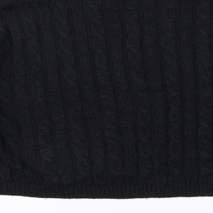 Brave Soul Womens Black   Pullover Jumper Size S