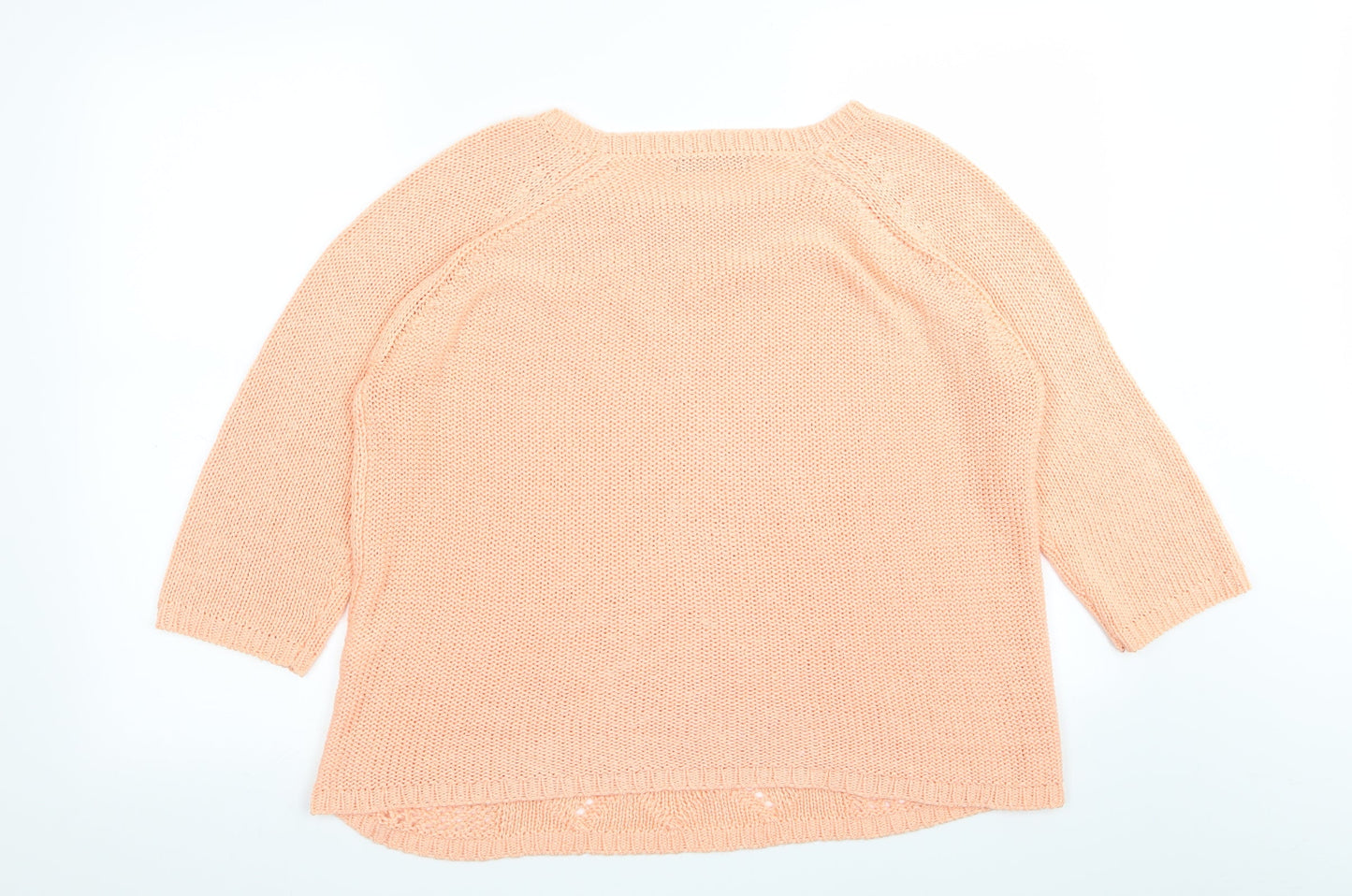 Primark Womens Orange   Pullover Jumper Size 16