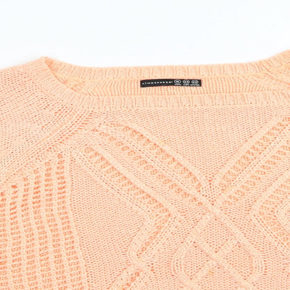 Primark Womens Orange   Pullover Jumper Size 16