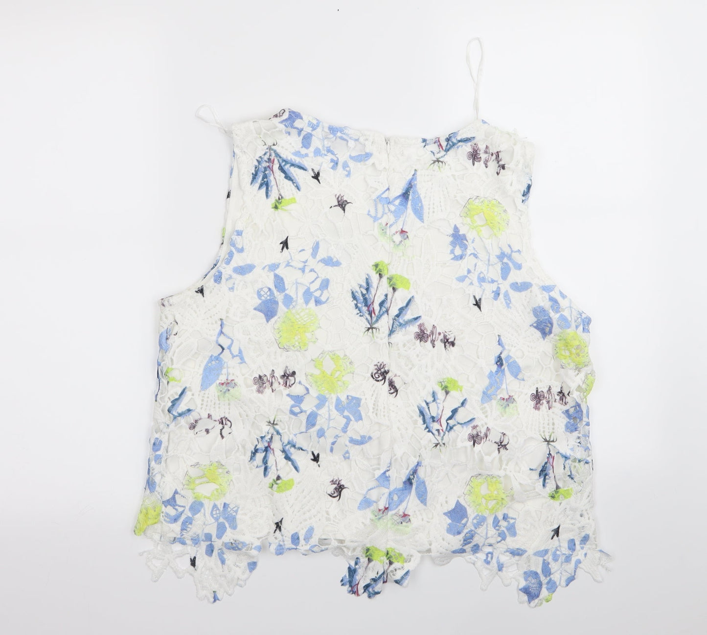 Womens UK Size 14 Select White Basic Tank