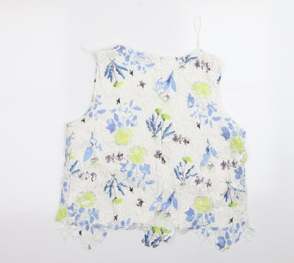 Womens UK Size 14 Select White Basic Tank