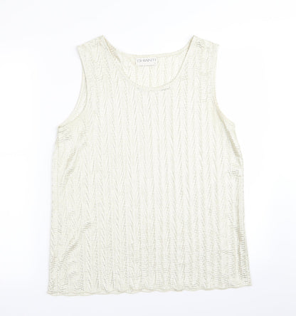 Womens UK Size 14 chianti Green Basic Tank