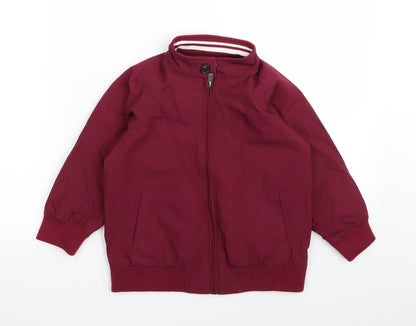outfit Boys Red   Basic Coat Coat Size 6 Years