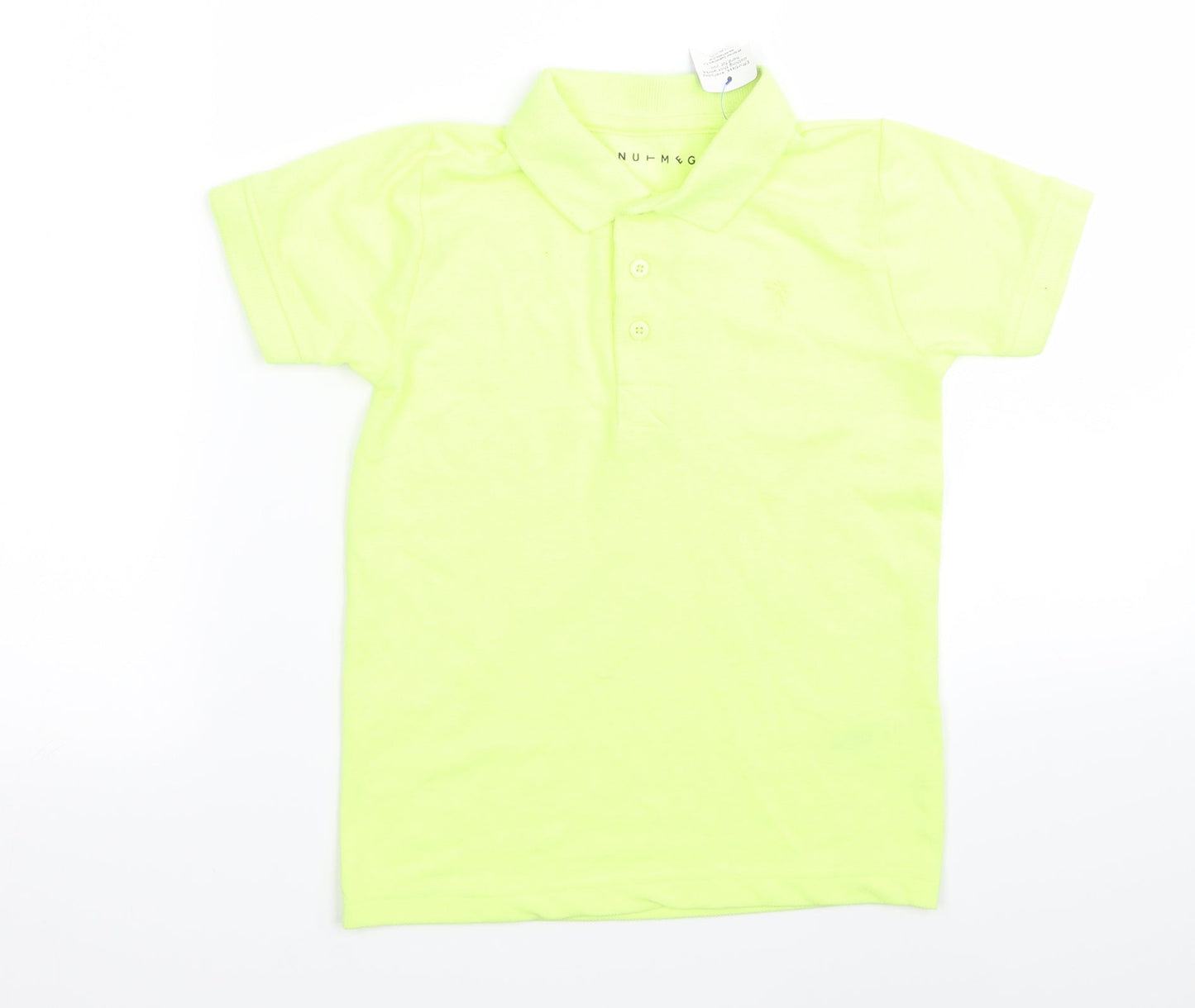 Nutmeg Boys Yellow   Basic Polo Size 5-6 Years