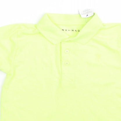 Nutmeg Boys Yellow   Basic Polo Size 5-6 Years