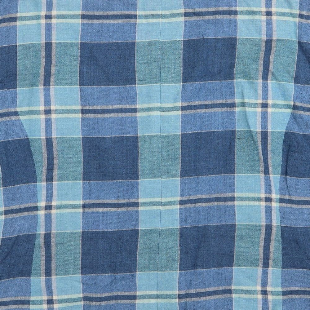 Debenhams Womens Blue Check  Jacket Blazer Size 18