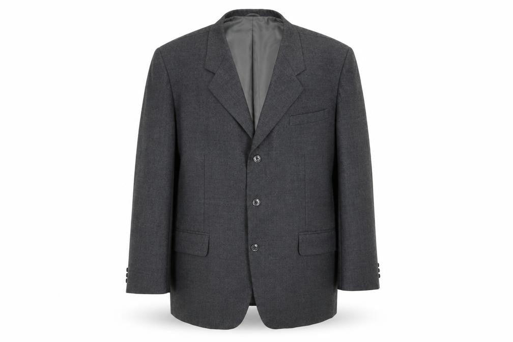 Mens UK Size 40 Preworn Regular Grey Suit Jacket