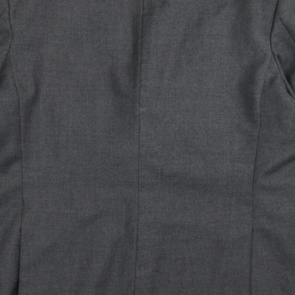 Mens UK Size 40 Preworn Regular Grey Suit Jacket