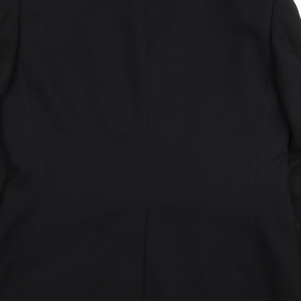 Mens UK Size 40 greenwoods Regular Black Suit Jacket